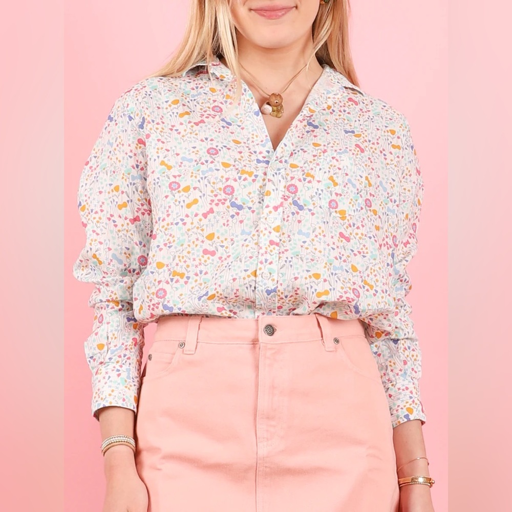 Frank & Eileen Multi Pattern Floral Butterfly Bar… - image 7